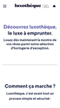 Mobile Screenshot of luxotheque.com